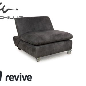 Willi Schillig Taoo Stoff Hocker Grau manuelle Funktion