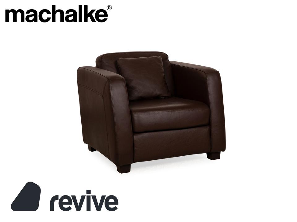 Machalke Leder Sessel Braun