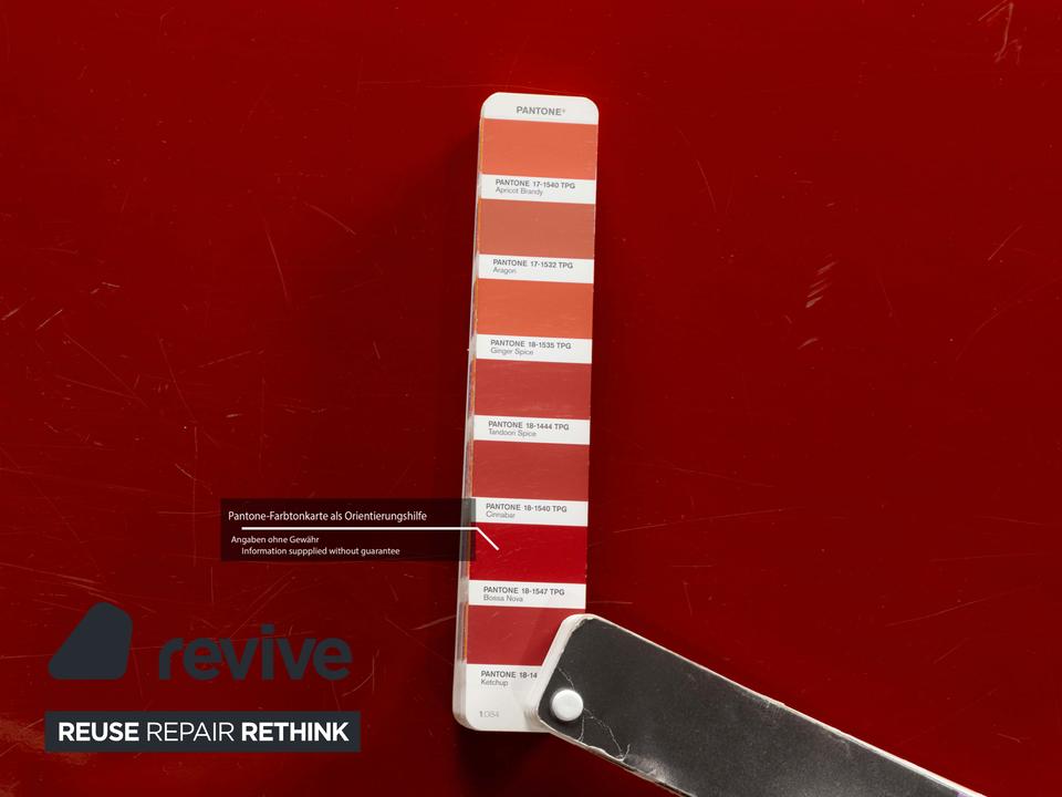 B&B Italia Olinto Holz Sideboard Rot – Bild 9