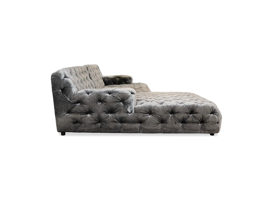 Bretz Cocoa Island Stoff Ecksofa Grau Sofa Couch Relaxsofa – Bild 15