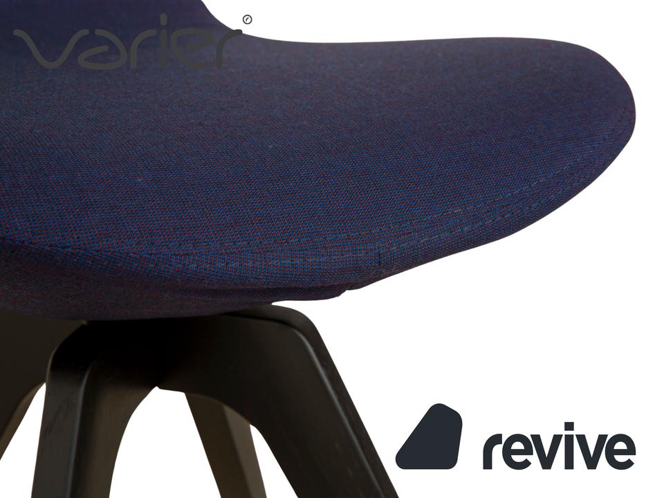 2er Garnitur Varier Invite Stoff Stuhl Lila Eiche Schwarz UMA 761 – Bild 3