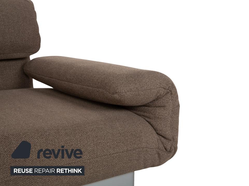 Rolf Benz Plura Stoff Zweisitzer Grau manuelle Funktion Sofa – Bild 9