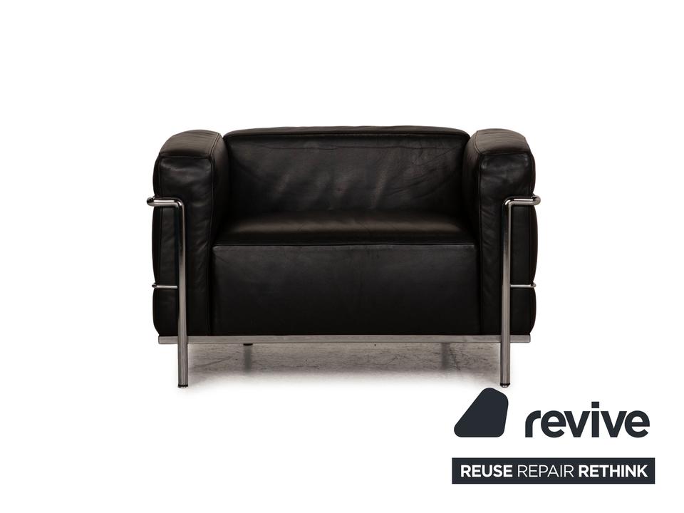 Cassina Le Corbusier LC3 Leder Sessel Schwarz ✨ – Bild 9
