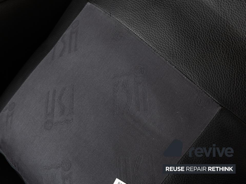 FSM Sesam Leder Sessel Schwarz – Bild 6