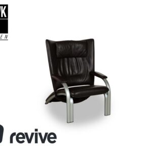 WK Wohnen Spot 698 Leder Sessel Braun manuelle Funktion