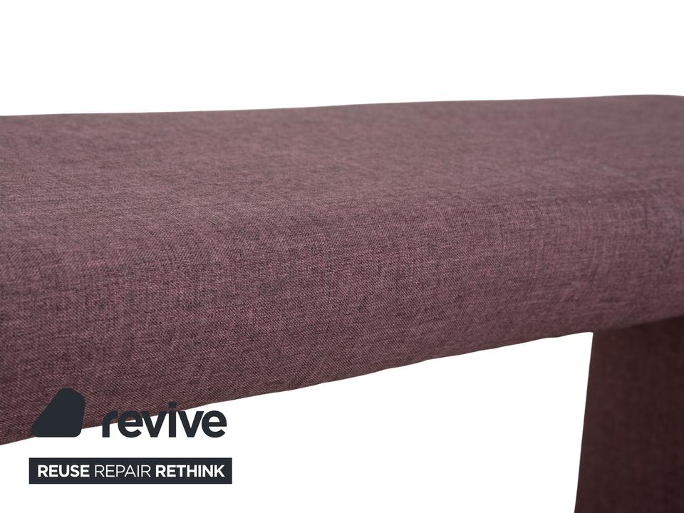 Musterring Stoff Hocker Bank Lila Rosé – Bild 3
