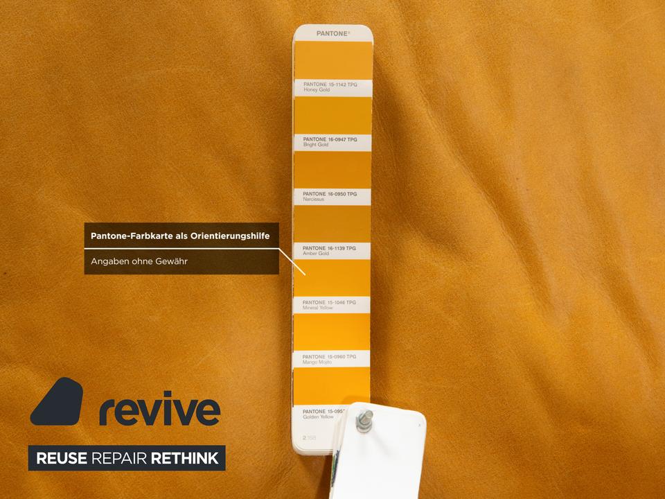 Willi Schillig Trovatoore Leder Zweisitzer Gelb Senf manuelle – Bild 13