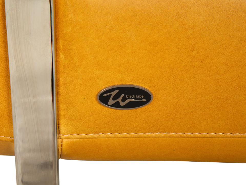 Willi Schillig Trovatoore Leder Zweisitzer Gelb Senf manuelle – Bild 14