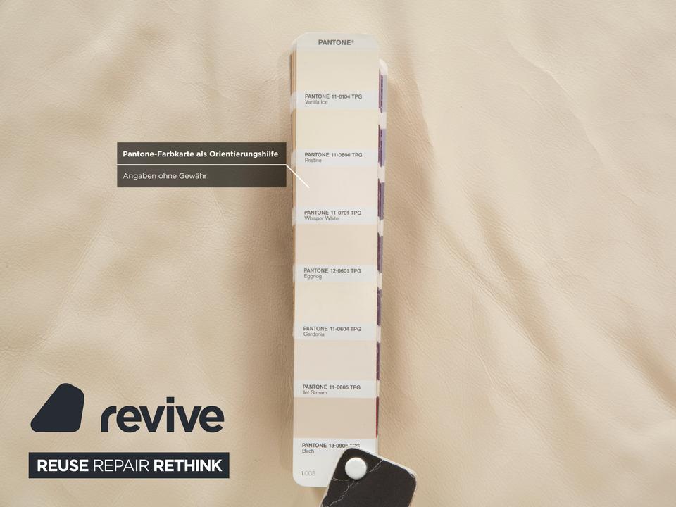 Koinor Rivoli Leder Zweisitzer Creme manuelle Funktion Sofa ✨ – Bild 12