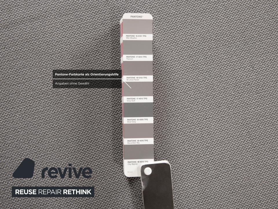 Cor Conseta Stoff Ecksofa Grau Recamiere Rechts Sofa Couch – Bild 7