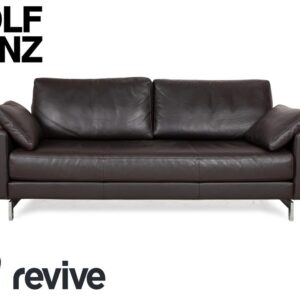 Rolf Benz Vida Leder Zweisitzer Braun Dunkelbraun Sofa Couch ✨