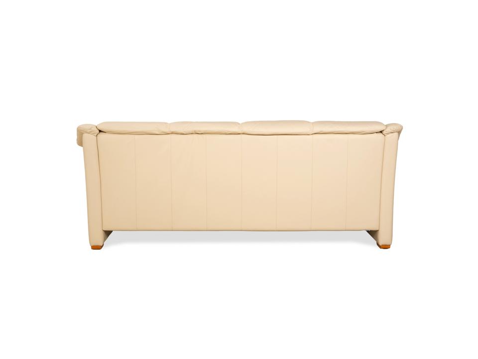 Stressless Oslo Leder Viersitzer Creme Sofa Couch – Bild 12