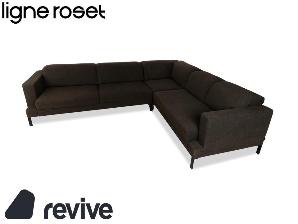 ligne roset Stoff Ecksofa Grau Sofa Couch