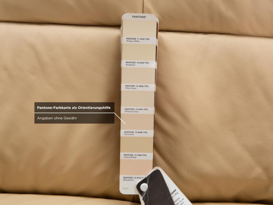 Stressless Oslo Leder Viersitzer Creme Sofa Couch – Bild 10