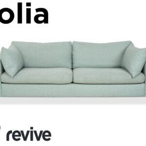 Bolia Scandinavia Stoff Dreisitzer Grün Blau Sofa Couch