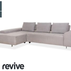 Ewald Schillig Stoff Ecksofa Grau Sofa Couch manuelle Funktion