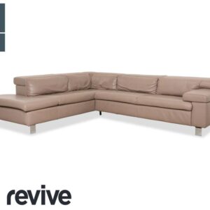 Ewald Schillig Dream Star Leder Ecksofa Braun Taupe manuelle