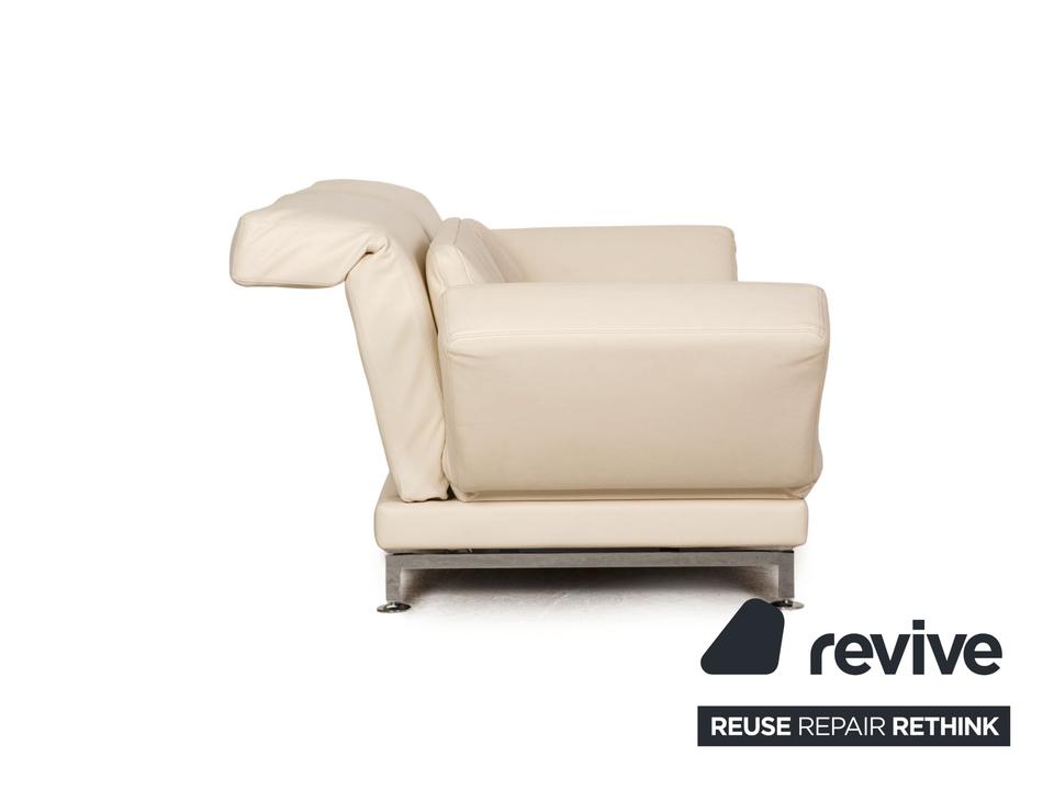 Brühl Moule (medium) Leder Sofa Creme Zweisitzer Relaxfunktion ✨ – Bild 9