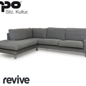 Erpo CL 500 Stoff Ecksofa Grau Sofa Couch
