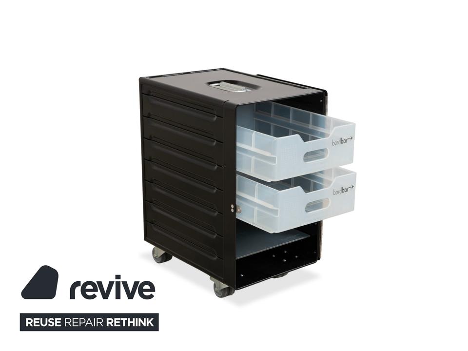 bordbar Box Container Schwarz Anschlag rechts Flugzeugtrolley – Bild 6