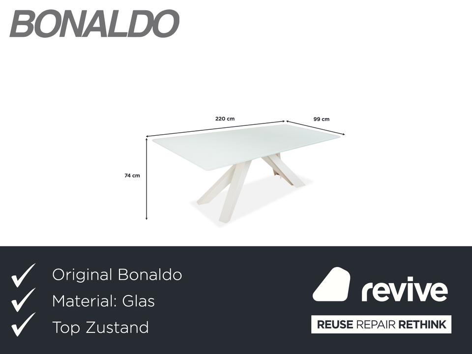 Bonaldo Big Table Glas Esstisch Weiß – Bild 2