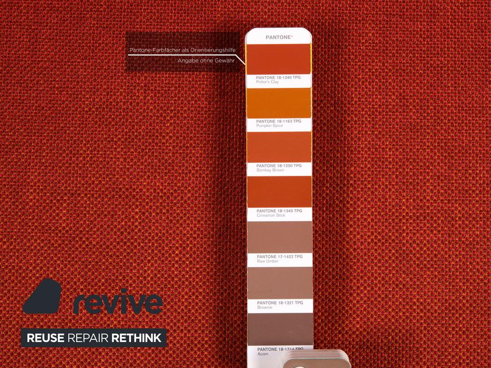 Brühl Moule Stoff Ecksofa Terrakotta Rot Relaxfunktion Funktion ✨ – Bild 6