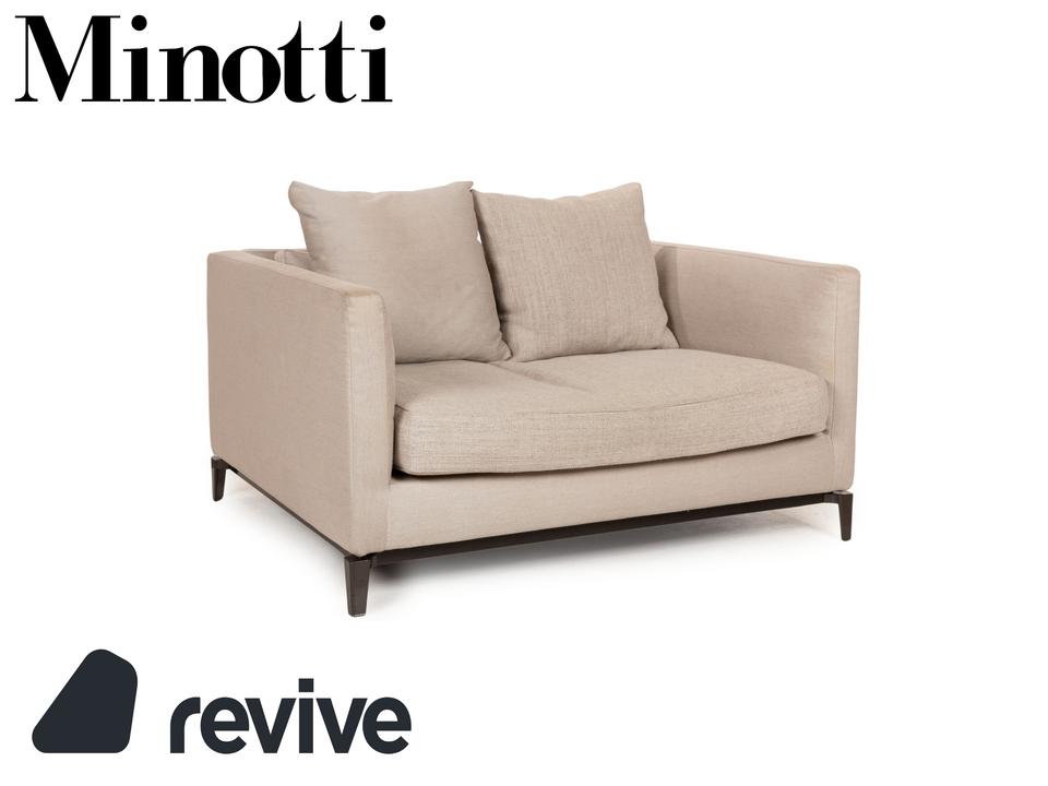 Minotti Andersen Lovechair Stoff Sessel Beige