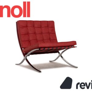 Knoll International Barcelona Chair Stoff Textilleder Sessel ✨