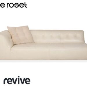 ligne roset Malhoun Leder Viersitzer Creme Sofa Couch