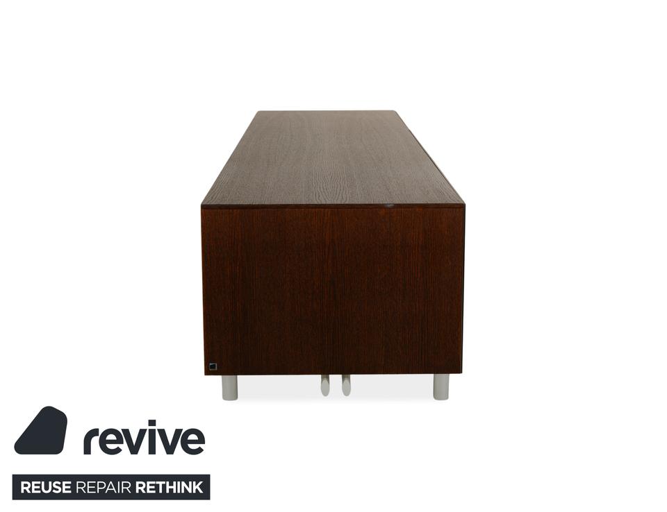 Ligne Roset Holz Sideboard Grau Braun Lowboard – Bild 12