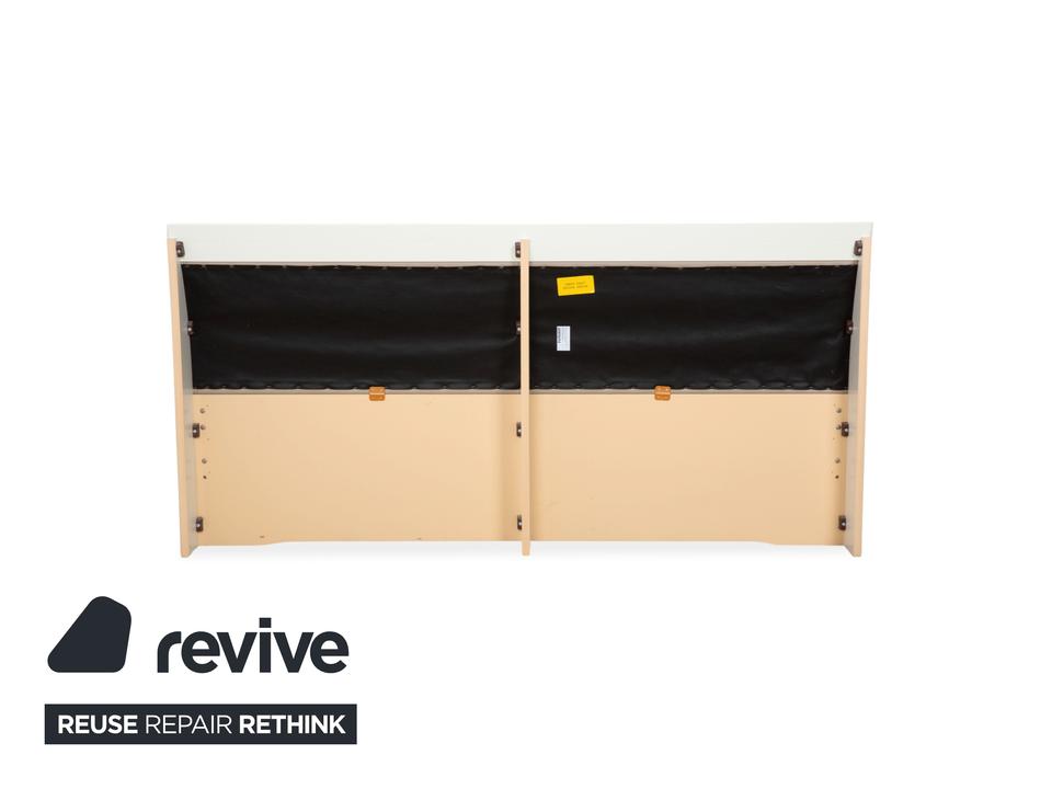 Musterring Holz Leder Bett Beige – Bild 11