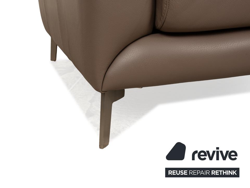 BoConcept Fargo Leder Zweisitzer Braun Sofa Couch – Bild 11