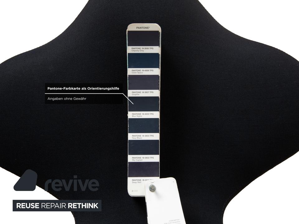 Varier Active Bürostuhl Stoff Stuhl Dunkelblau High Chrom FAME – Bild 10