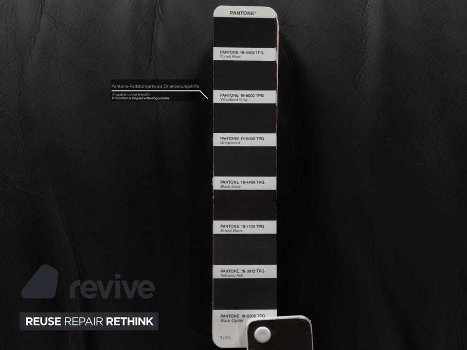 Rolf Benz 322 Leder Zweisitzer Grau Anthrazit Sofa Couch – Bild 7