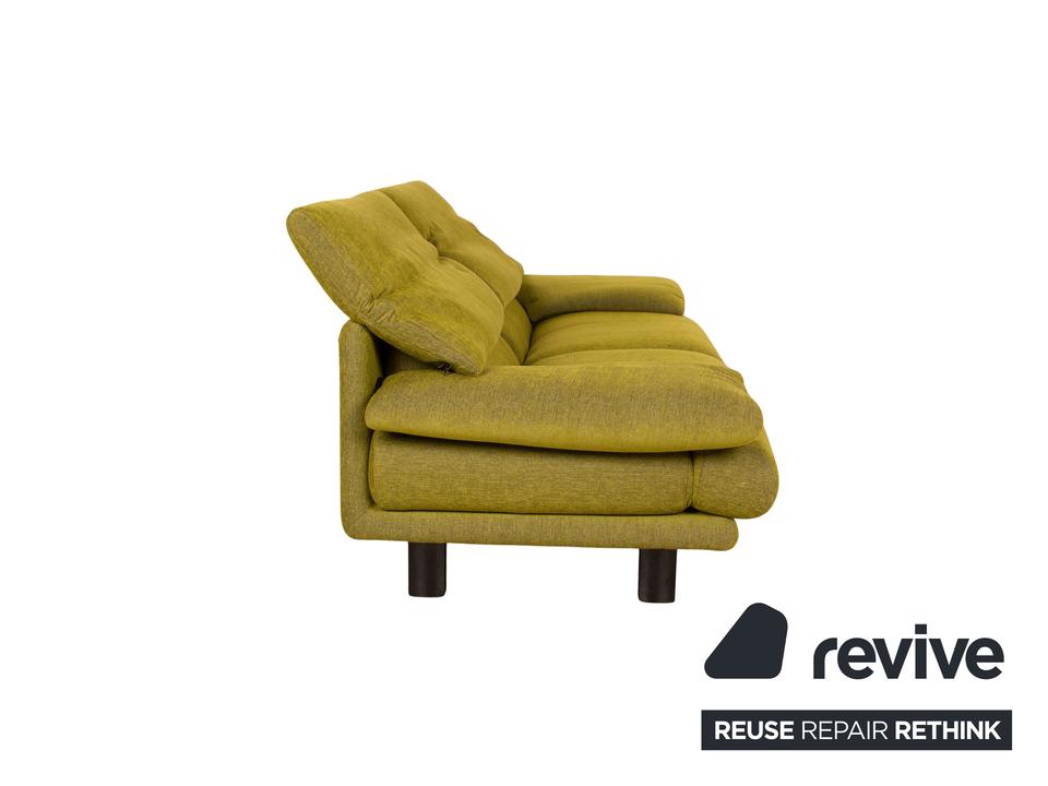 B&B Italia Alanda Stoff Dreisitzer Grün Sofa Couch manuelle – Bild 11