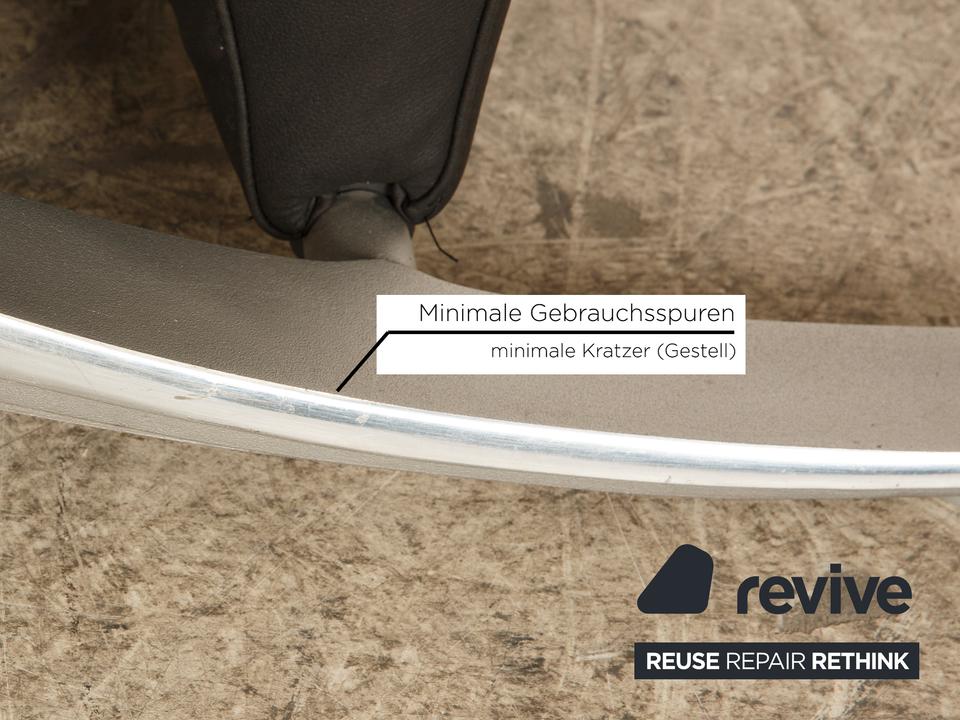 Rolf Benz 3100 veganes Leder Stuhl anthrazit / schwarz manuelle ✨ – Bild 5