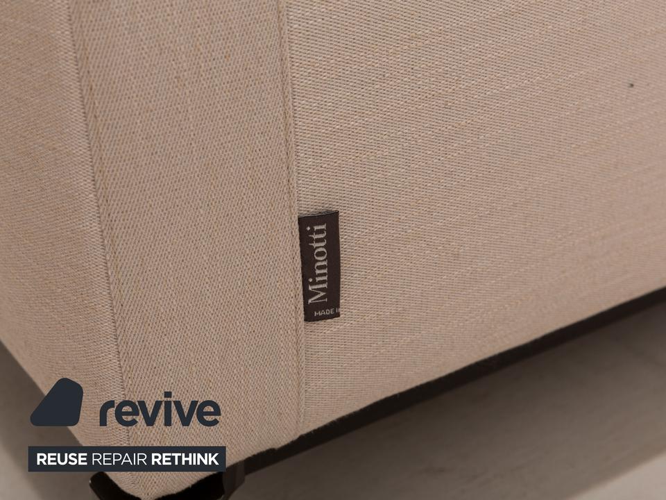 Minotti Andersen Lovechair Stoff Sessel Beige – Bild 7