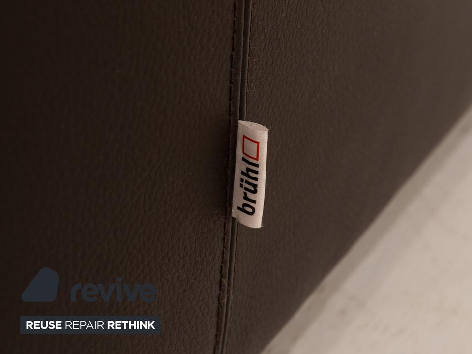 Brühl Francis Leder Sessel Braun manuelle Funktion – Bild 8