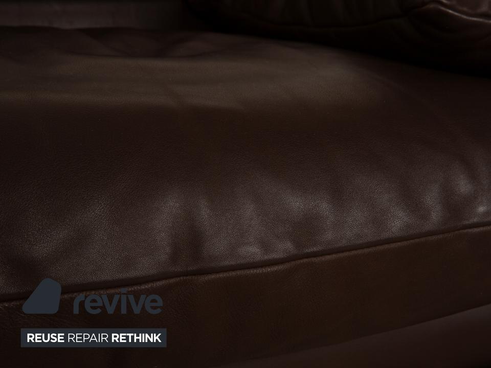 Cassina Maralunga Leder Sessel Braun Kastanie manuelle Funktion – Bild 5