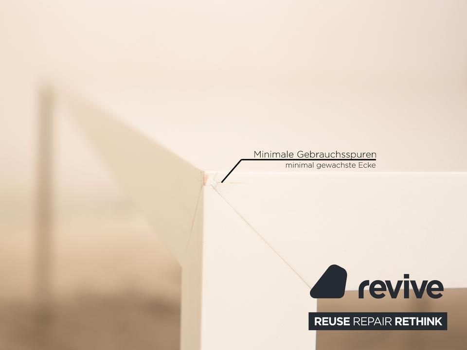 Mdf Italia Tense Holz Esstisch Weiß 261 x 121 x 73 cm – Bild 4