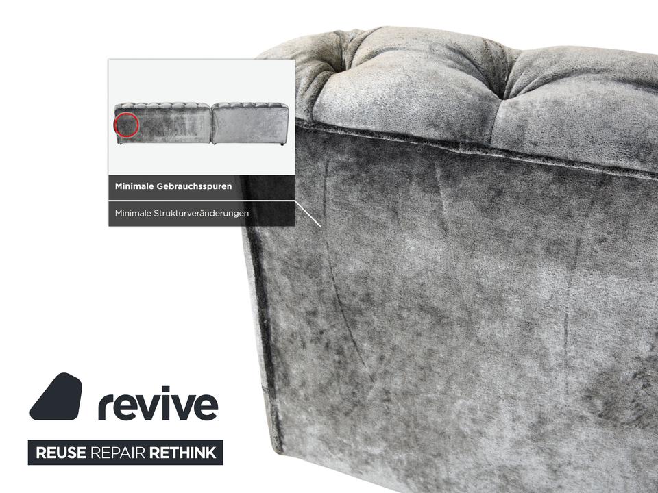 Bretz Cocoa Island Stoff Ecksofa Grau Sofa Couch Relaxsofa – Bild 11