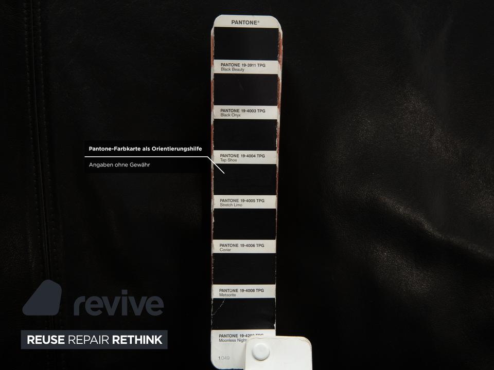 Rolf Benz 6600 Leder Zweisitzer Schwarz Sofa Couch – Bild 10