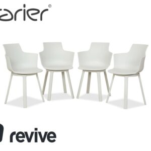 4er Garnitur Varier Social Turn Winter White Kunststoff Weiß