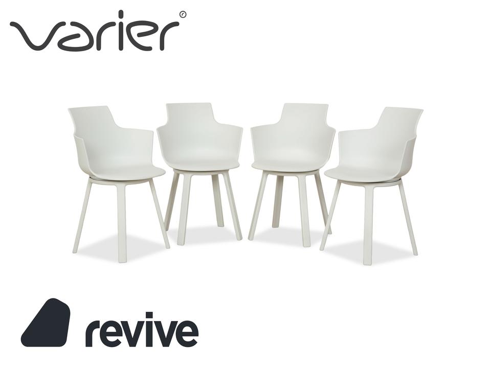 4er Garnitur Varier Social Turn Winter White Kunststoff Weiß