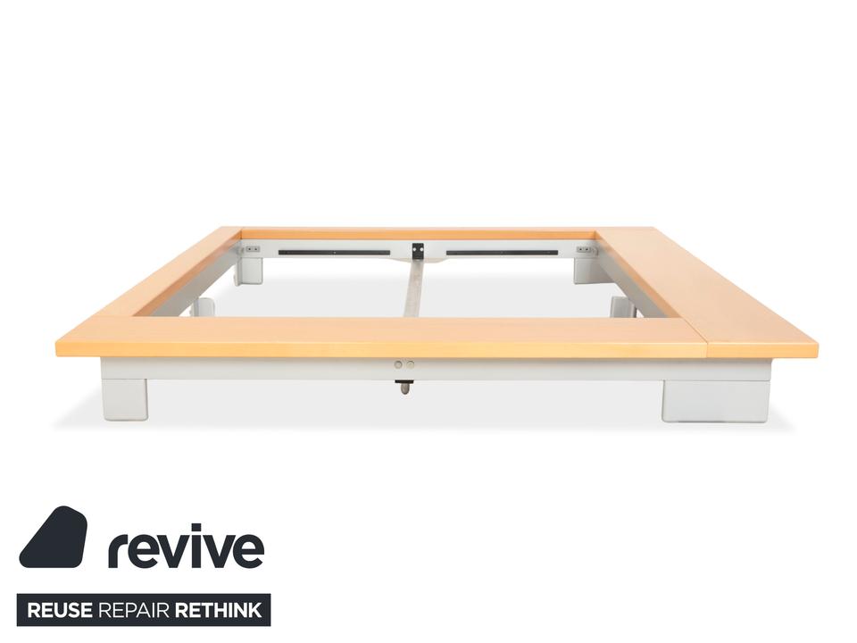 Ligne Roset Holz Bett Doppelbett Braun 200x180 cm – Bild 10