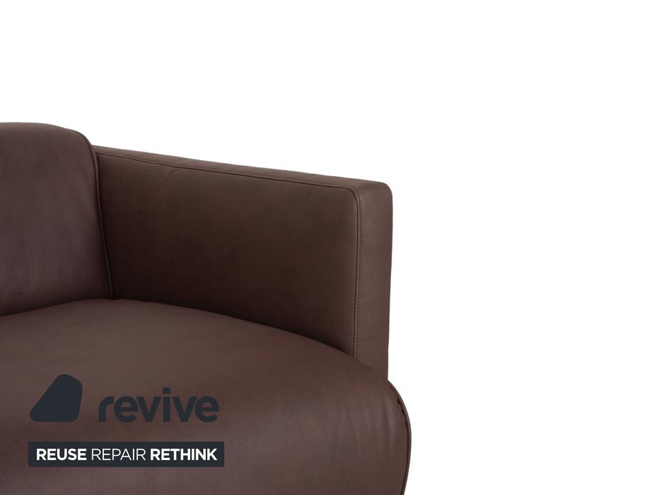 Rolf Benz 6300 Viersitzer Sofa Braun veganes Leder Neubezug ✨ – Bild 5