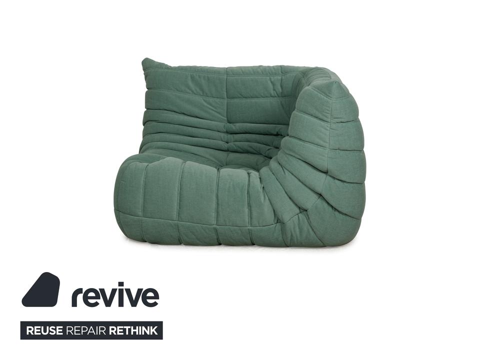 Ligne Roset Togo Stoff Sessel Grün Neubezug ✨ – Bild 10