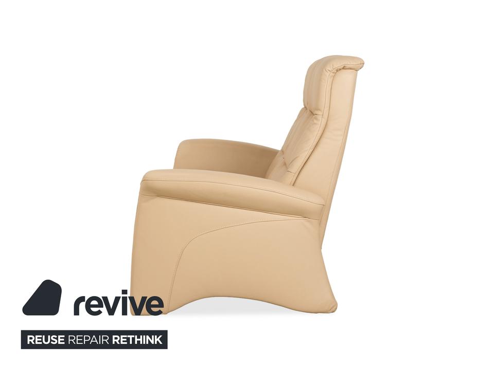 Himolla Leder Zweisitzer Creme Beige Sofa Couch – Bild 9