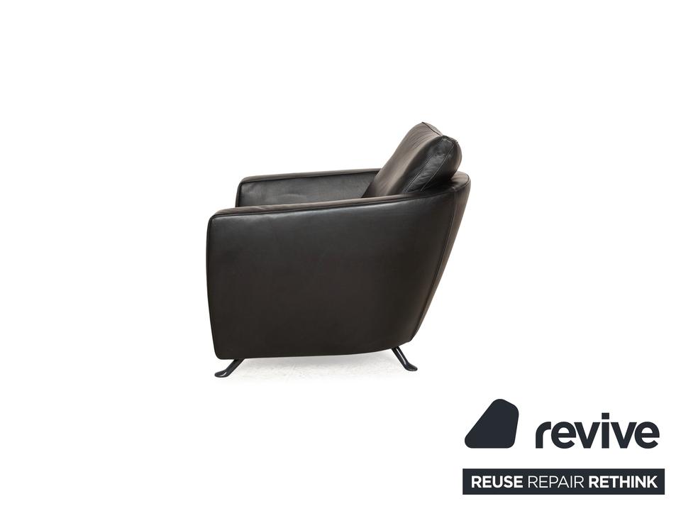 FSM Sesam Leder Sessel Schwarz – Bild 10