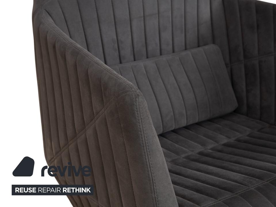 ligne roset Facett Stoff 2x Sessel Hocker Grau – Bild 9